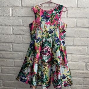 Pippa & Julie Floral Multicolor Kids Dress Size 7